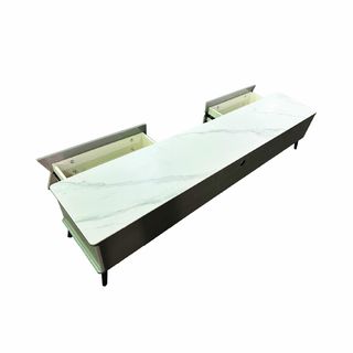 DELICATO ตู้วางทีวี รุ่น TARO ขนาด 200x40x42 ซม. สีเทาอ่อน 