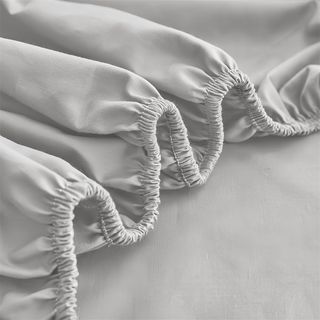 Truffle ผ้าปูที่นอน 1 ชิ้น รุ่น Rina-02 ขนาด 3.5 ฟุต สีเทา