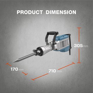 SENIX เครื่องสกัดทำลาย 15 กิโลกรัม 1,700W รุ่น DHE17.0-M-EU สีน้ำเงิน - ดำ