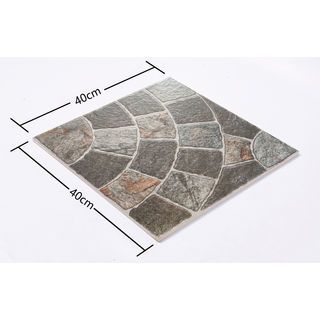 Marbella กระเบื้องเซรามิคปูพื้น 16x16 นิ้ว รุ่น เซอร์ริส-เกรย์ HP4405 Matt (12P)