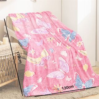 Truffle ผ้าห่ม รุ่น Momo-01 ขนาด 130x170 ซม. สีชมพู