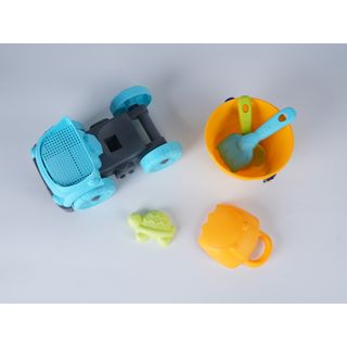 TOYS ของเล่นชุดรถบรรทุกและอุปกรณ์ 4 ชิ้น รุ่น HG-384 ขนาด 28x16x22 ซม. คละสี