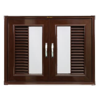 WT บานซิงค์คู่ 85x65CM. RZ-901 สีโอ๊ค