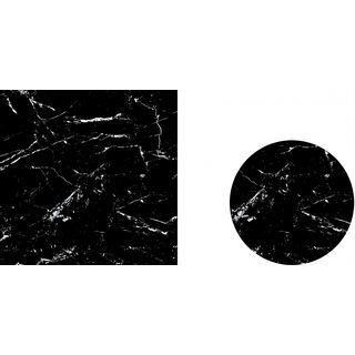 Marbella กระเบื้องพอร์ซเลนปูพื้น 60x60 ซม. รุ่น คาราร่า แบล็ค คลาสสิก BL690 ผิวเงา random (4P) 
