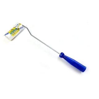 MW ลูกกลิ้งทาสีพร้อมด้าม (Eco) 4นิ้ว รุ่น TS1115 สีขาว-แถบฟ้า