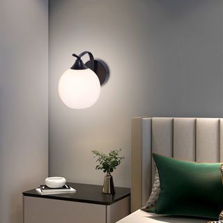 EILON โคมไฟติดผนังโมเดิร์น E27 5W  รุ่น GC Y1046 สีดำ