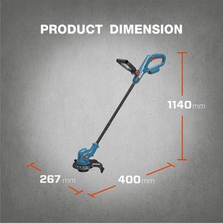 SENIX เครื่องเล็มหญ้าไร้สาย ขนาด 260 มม. 20V(Max) (พร้อมแบตเตอรี่ 2.5Ah 1 ก้อน) รุ่น GTX2-L-EU สีน้ำเงิน - ดำ