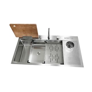 KOCH KITCHEN อ่างล้างจาน 1 หลุมไม่มีที่พัก SUS304 TARNIX-100