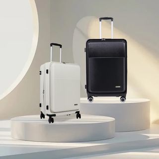 WETZLARS กระเป๋าเดินทาง ขนาด 20 นิ้ว พร้อมช่องใส่ของด้านหน้า รุ่น Spring-02 ขนาด  21x33x50 ซม. สีขาวไวท์พีทอล