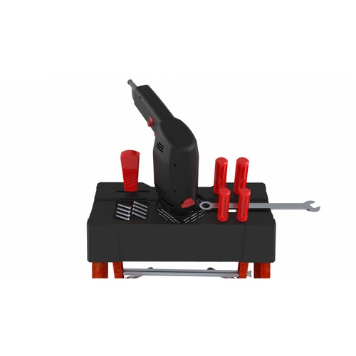 HUMMER บันไดไฟเบอร์กลาสแบบมีถาด 4 ขั้น รุ่น GB4204B-4C