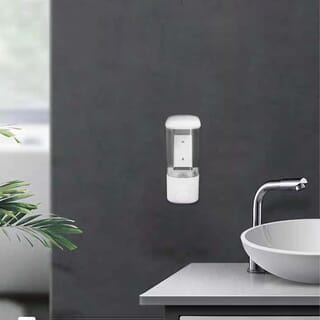 Primo ที่กดสบู่เหลว 1 ช่อง ความจุ 500 มล. รุ่น SD56 ขนาด 8.5x8.5x22ซม. สีขาว