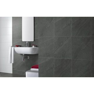 La Arezza กระเบื้องพอร์ซเลน 60X60  Lofta   ซาฮาล่า แบล็ค  G6004 Matt (4P) Random