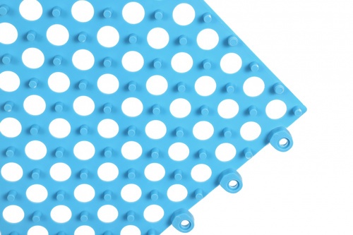 PRIMO พรมกันลื่นพีวีซี 2XT3030-4L ขนาด 30x30ซม. สีฟ้า (4แผ่น/แพ็ค) 