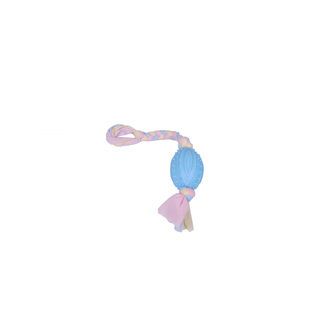 DUDUPETS ของเล่นสัตว์เลี้ยงแบบเชือกและยางกัด รุ่น BITE ขนาด 37 ซม. สีฟ้า
