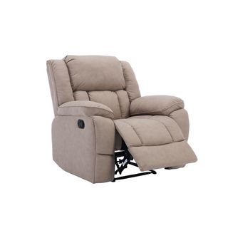 PULITO เก้าอี้พักผ่อน 1 ที่นั่ง รุ่น DARIO ขนาด 102x165.5x106.5 ซม.  สีน้ำตาลอ่อน