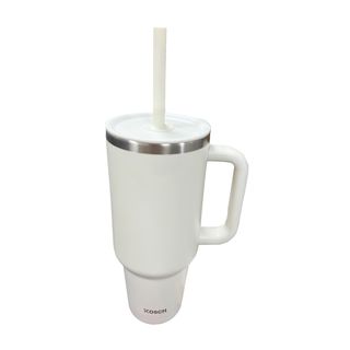 KOSCH แก้วน้ำเก็บอุณหภูมิ 1200 มล. TWINKLE สีขาว