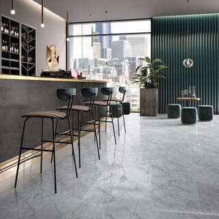 La Arezza 75X150  ซม.กระเบื้องพอร์ซเลน รุ่น Luxura marble (DGD241017-64) High-glossy Random (2pcs /box  2.25 sqm)