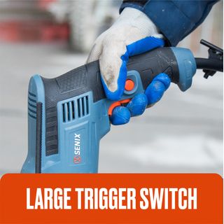 SENIX สว่านกระแทกไฟฟ้า 13 มม. 550W รุ่น PDHE5.5-M-EU สีน้ำเงิน - ดำ