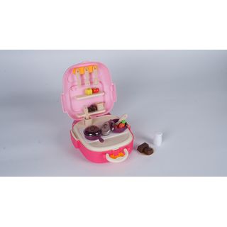 TOYS ของเล่นชุดกระเป๋าเครื่องครัวพร้อมอุปกรณ์ # 2501-1 ขนาด 19.5x13.5x21.5 ซม.