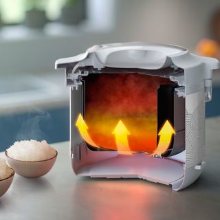 PHILIPS หม้อหุงข้าว 1.8 ลิตร HD3008/30 สีขาว