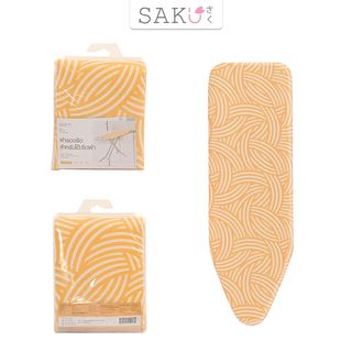 SAKU ผ้ารองรีด สำหรับโต๊ะรีดรุ่น L1548HZ1-19 ขนาด 48x132 ซม. รุ่น 1548 Cover สีเหลือง