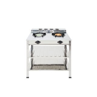 DYNAHOME เตาแก๊สพร้อมขาตั้ง 2 หัวเตา LK222IF