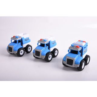 TOYS ของเล่นชุดรถตำรวจ บรรจุ3คัน สีฟ้า#99832-10(15.5x9x37.5ซม.)
 