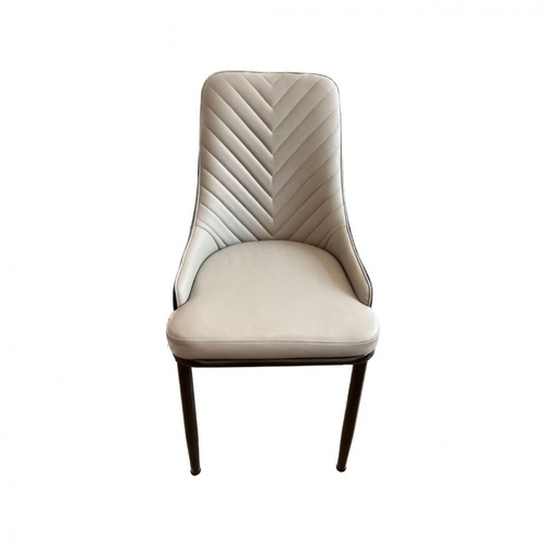 (1/2)PULITO เก้าอี้รับประทานอาหาร รุ่น FERGUS ขนาด 46x44x93 ซม. สีเทาอ่อน