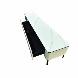 DELICATO ตู้วางทีวี รุ่น NOVA ขนาด 200x40x42 ซม. สีดำ-เทา 