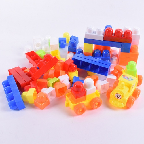 TOYS ชุดตัวต่อรถไฟ 80ชิ้น #6680 (25x18.5x28ซม.)