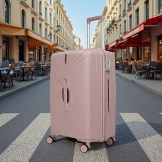 WETZLARS กระเป๋าเดินทาง ขนาด 28 นิ้ว  รุ่น Winter-03 ขนาด 30x47.50x73.50 ซม. สีชมพูมิลค์กี้ เวย์