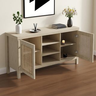 DELICATO ชั้นวางทีวี รุ่น ECHO ขนาด  40x120x62.50 ซม. สีวอลนัทอ่อน