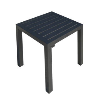 SUMMER SET โต๊ะ outdoor อลูมิเนียม Laemchabang ขนาด 45x45x50 ซม. สีดำ