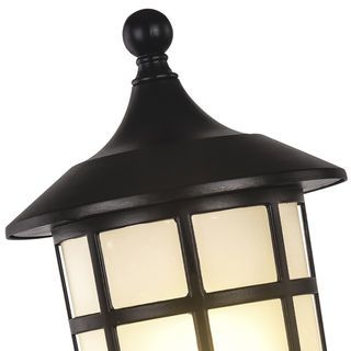 EILON โคมไฟหัวเสา 15.5x15.5x34 cm รุ่น MVP-2323S สีดำ 