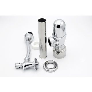 Verno ชุดฟลัชวาล์วโถปัสสาวะแบบกดPVC ท่อโค้ง ครบชุด รุ่น VN-30302