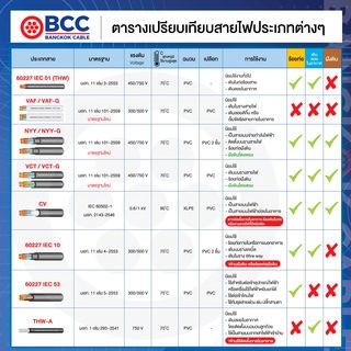 BCC สายไฟ kV CV 3x2.5 ตร.มม. 100 m. สีดำ
