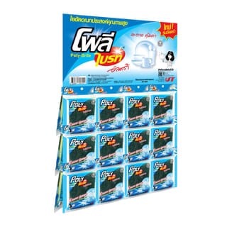 Poly-Brite ฟองน้ำใยขัดอเนกประสงค์ รุ่น 307-101 ( 24 ชิ้น/แผง)