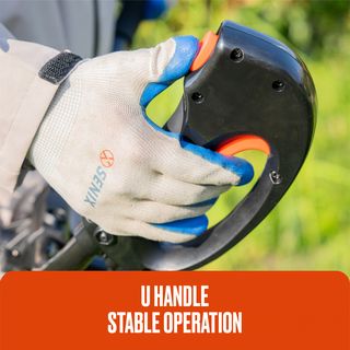 SENIX เครื่องตัดหญ้าไฟฟ้า ขนาด 340 มม. 1,200W (พ่วงสายไฟ 8 เมตร) รุ่น BCUE12-L-EU สีน้ำเงิน - ดำ