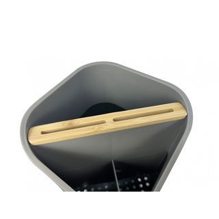 CLOSE ที่ใส่ช้อนส้อม 12.4x12.4x22.4 ซม. GRACE สีเทา