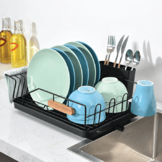 CLOSE ที่คว่ำจาน ขนาด 41.4 x 34 x 16.52 ซม. GB-791 สีดำ