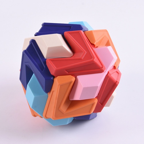 TOYS ตัวต่อลูกบอล DIY หยอดเหรียญแบบเหลี่ยม #MX-91S ขนาด (17x17x17 ซม.)