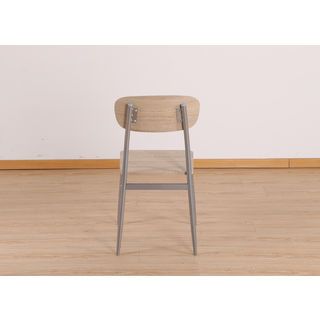 Delicato ชุดโต๊ะอาหาร 2 ที่นั่ง รุ่น B01065 โต๊ะ:70X70X76.5ซม. เก้าอี้:41X45.5X84.5ซม. สีน้ำตาลอ่อน