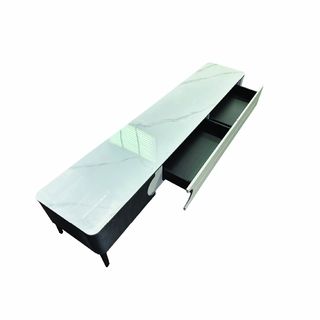 DELICATO ตู้วางทีวี รุ่น NOVA ขนาด 200x40x42 ซม. สีดำ-เทา 