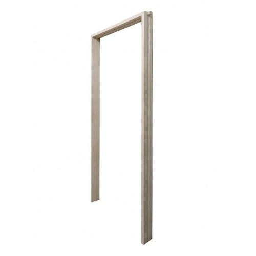 GREATWOOD วงกบประตูไม้จริง FJ ย้อมขาว 160x200ซม.