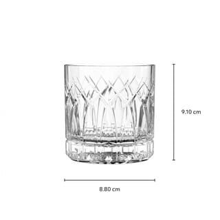 AILO แก้ววิสกี้ Cherith PST Double Rock 350 มล. 2ใบ/แพ็ค