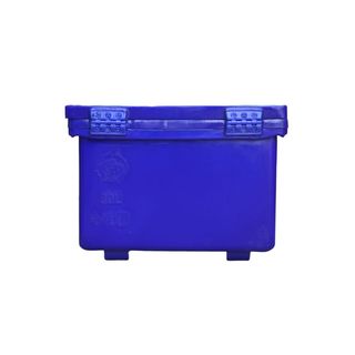 S&P ถังแช่ ขาสูง บานพับมือจับ 80 ลิตร สีน้ำเงิน