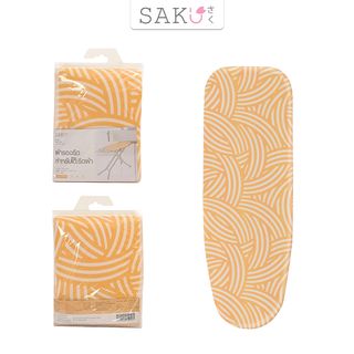 SAKU ผ้ารองรีด สำหรับโต๊ะรีดรุ่น  S1236H1-19 ขนาด 40.5x101.5 ซม. รุ่น 1236 Cover สีเหลือง