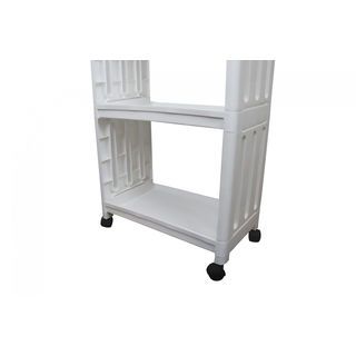 GOME ชั้นวางอเนกประสงค์ 4ชั้น BANO HXG0003 ขนาด 40x24.5x92 ซม. สีขาว