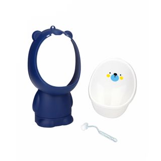 Primo Kids โถฝึกยืนฉี่หมี รุ่น Bear UN01B สีน้ำเงิน
