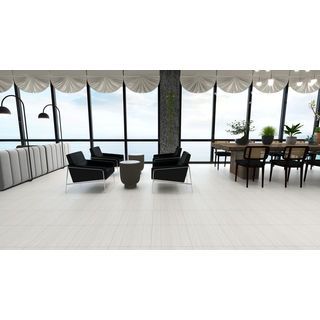 Marbella กระเบื้องเซรามิคปูพื้น 16x16 นิ้ว รุ่น ไม้ระแนง LT2401 Satin (12P)